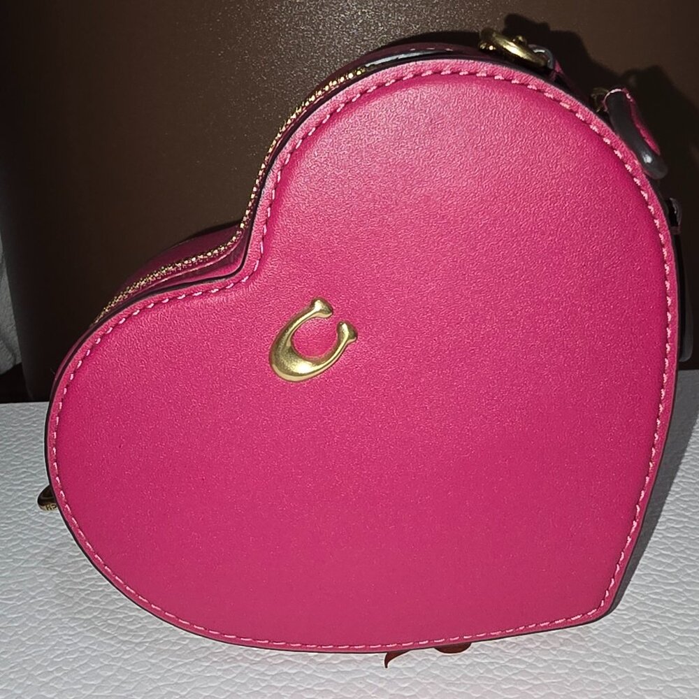 Coach Red Heart Crossbody 14 Mini Purse